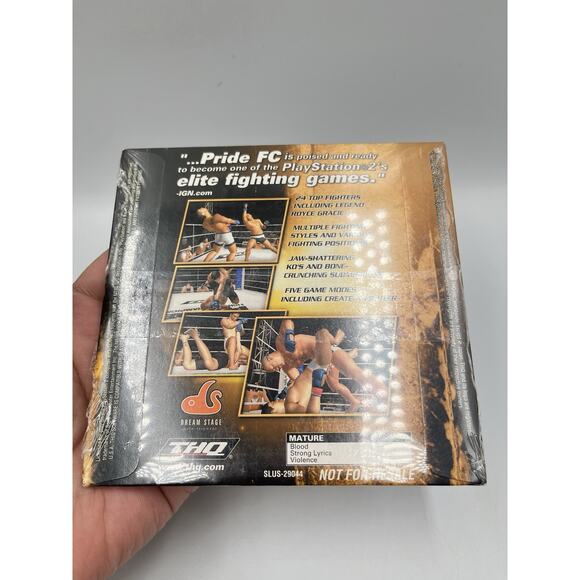 Pride FC Fighting Championships Demo Disc Sony Playstation 2 PS2 SEALED - Picture 4 of 4